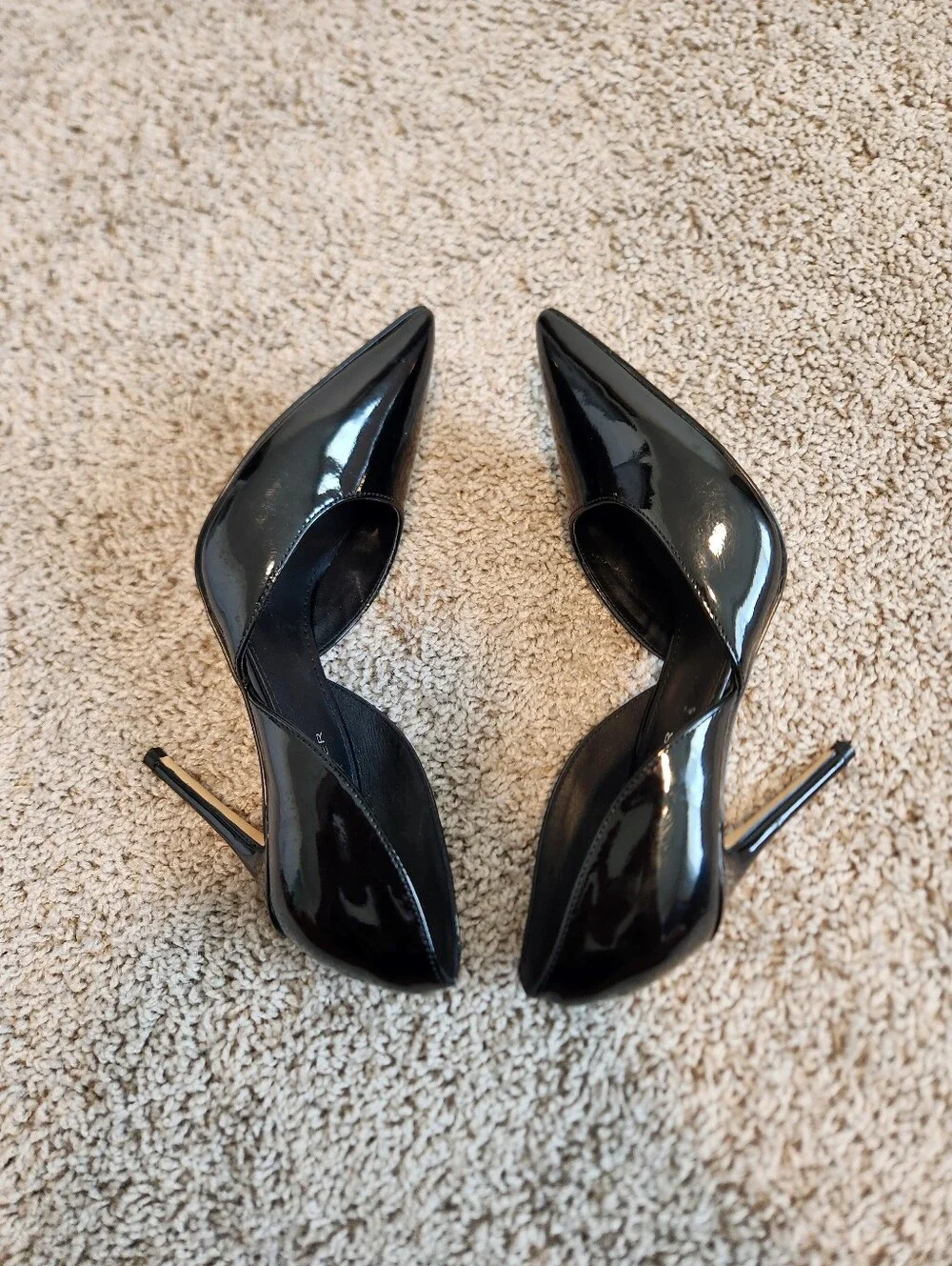 Marc Fisher Women's Christa Pump Black Patent Size 6